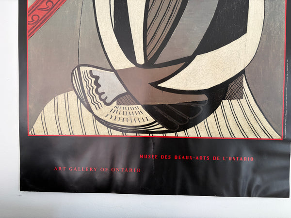 1994 Art Gallery of Ontario Pablo Picasso Exhibition Poster 'Seated Woman'