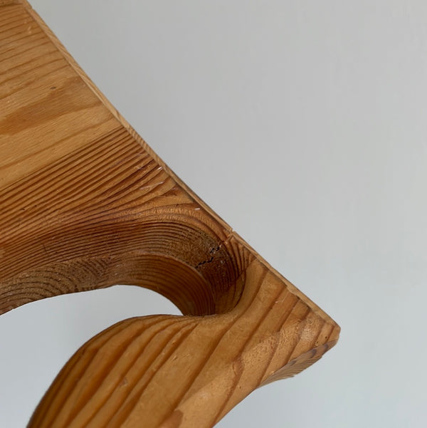 Biomorphic Wood Mirror