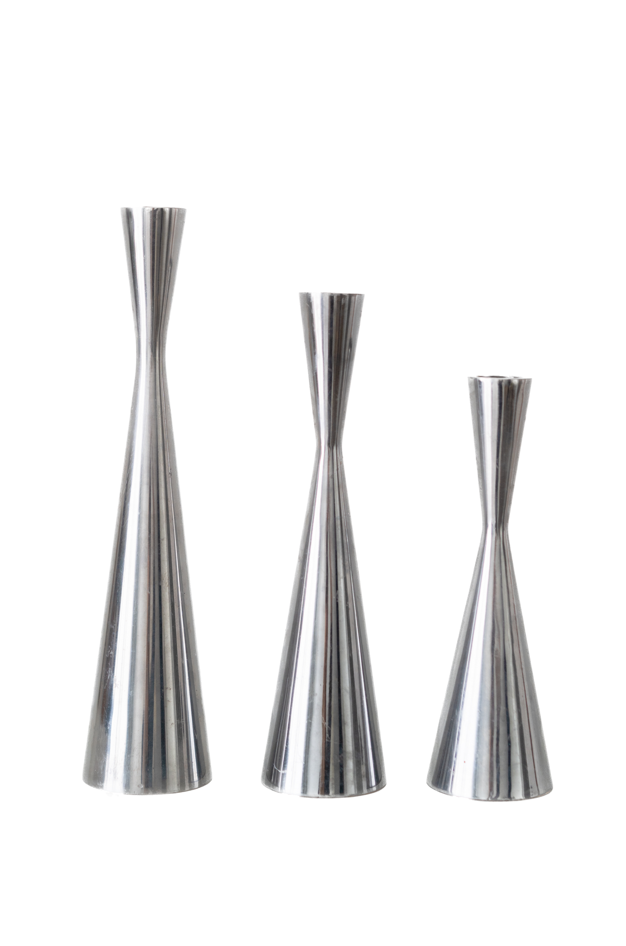Vintage Ikea Aluminum Candlesticks
