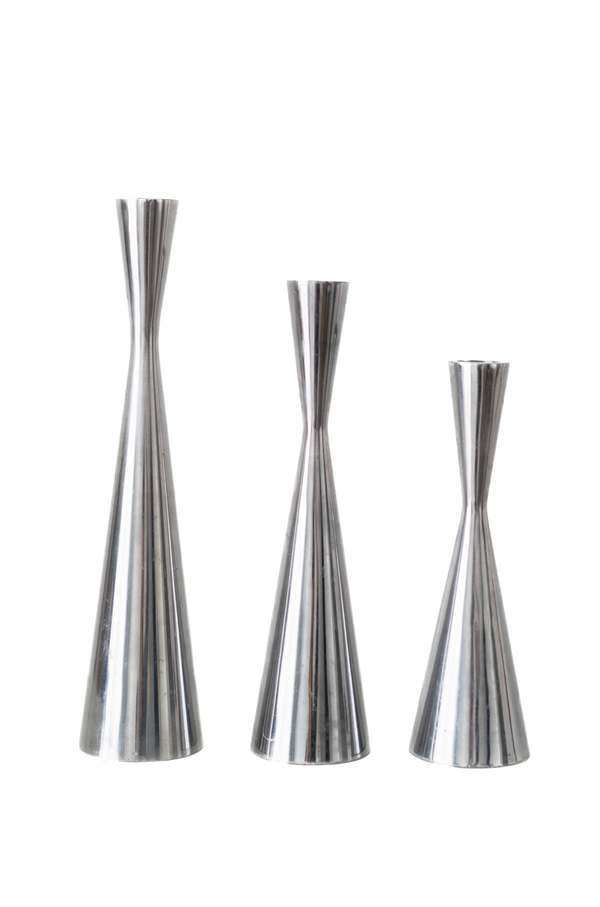 Vintage Ikea Aluminum Candlesticks