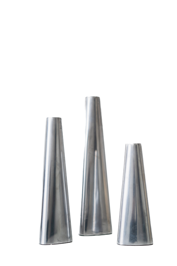 Vintage IKEA Aluminum Candlestick Set