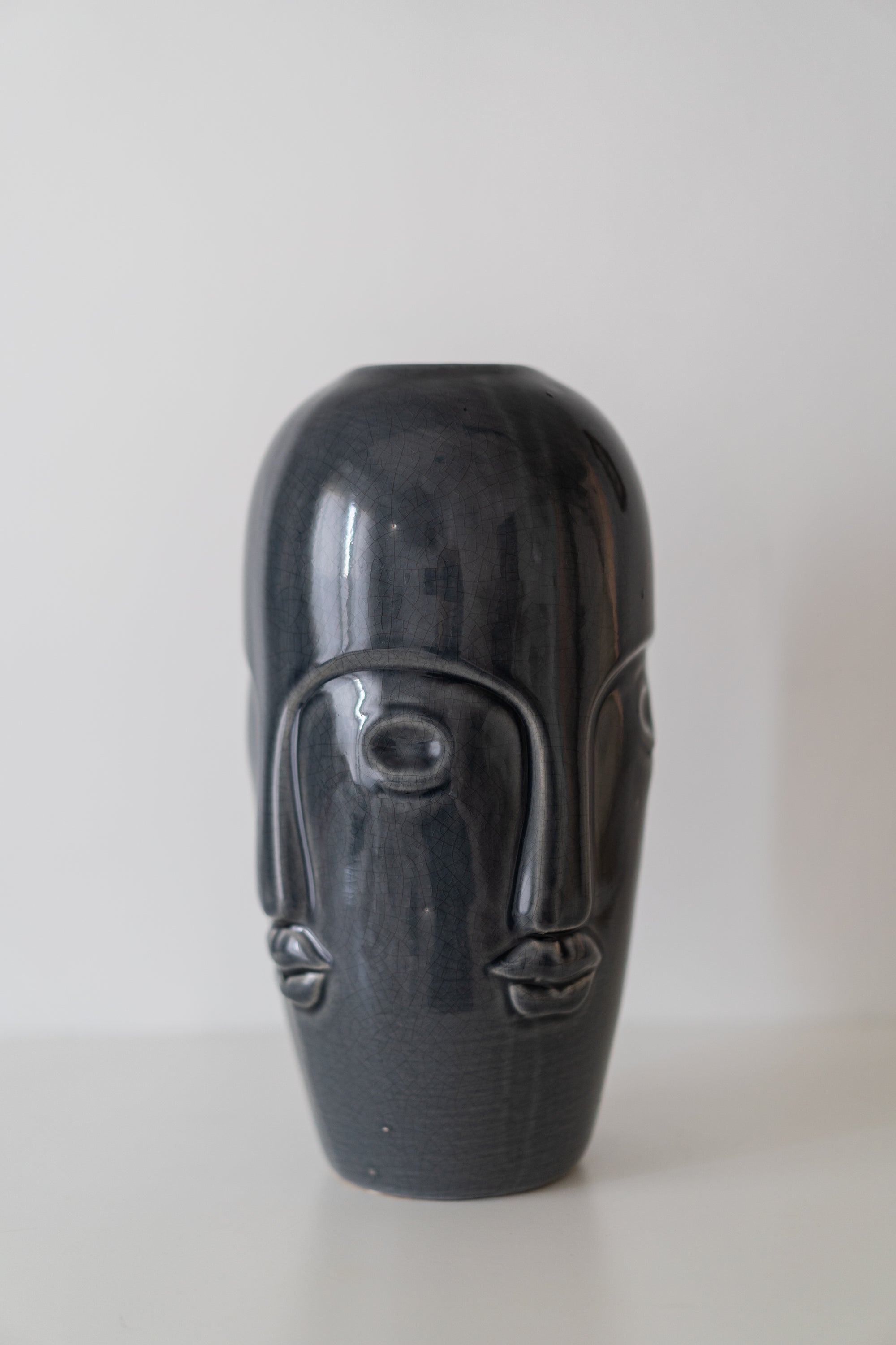 Ceramic Face Vase