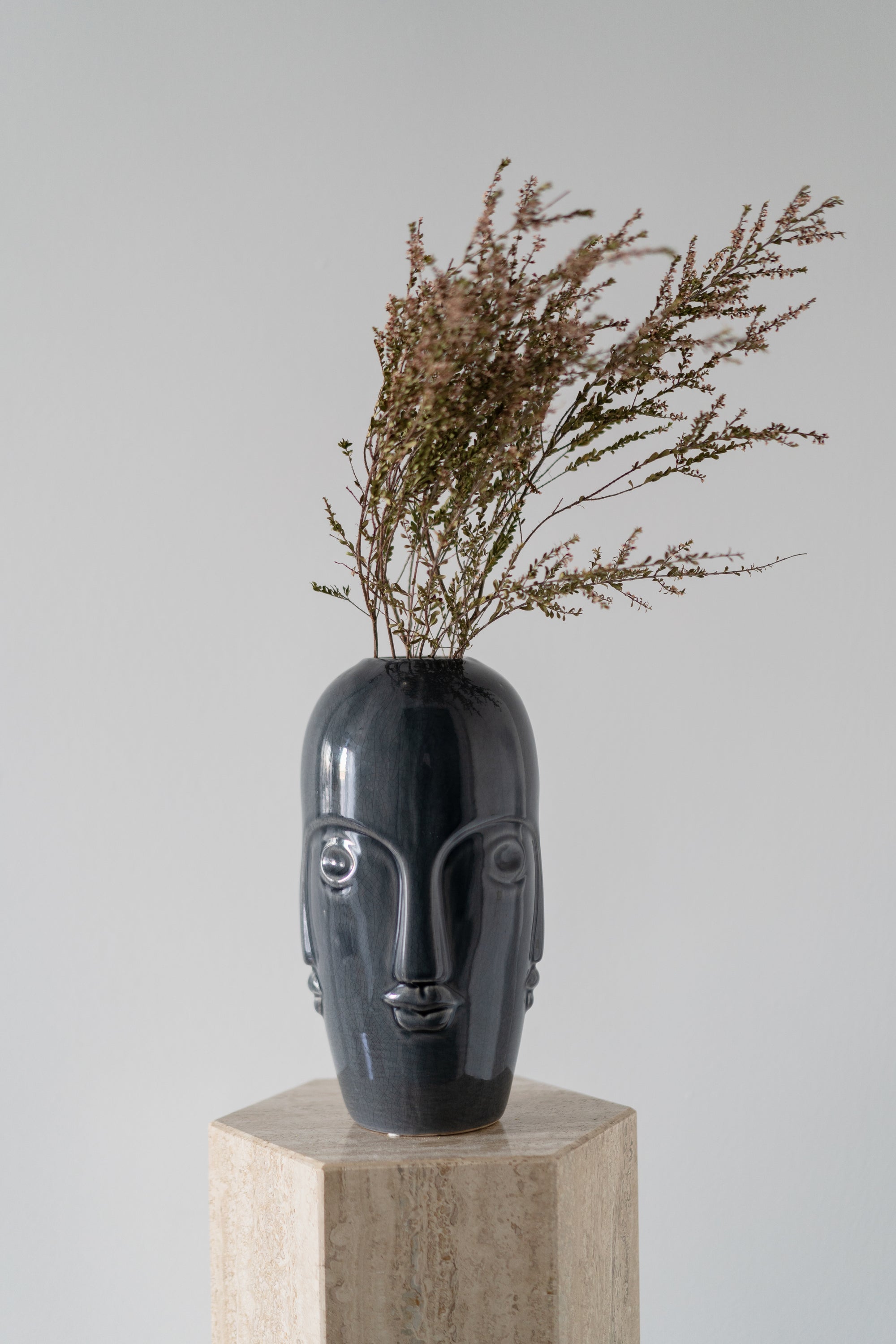 Ceramic Face Vase