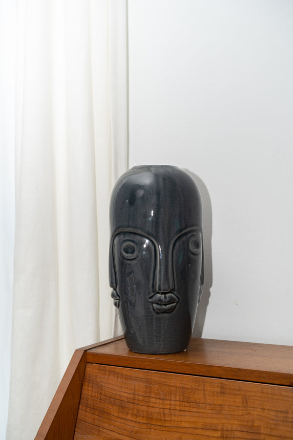 Ceramic Face Vase