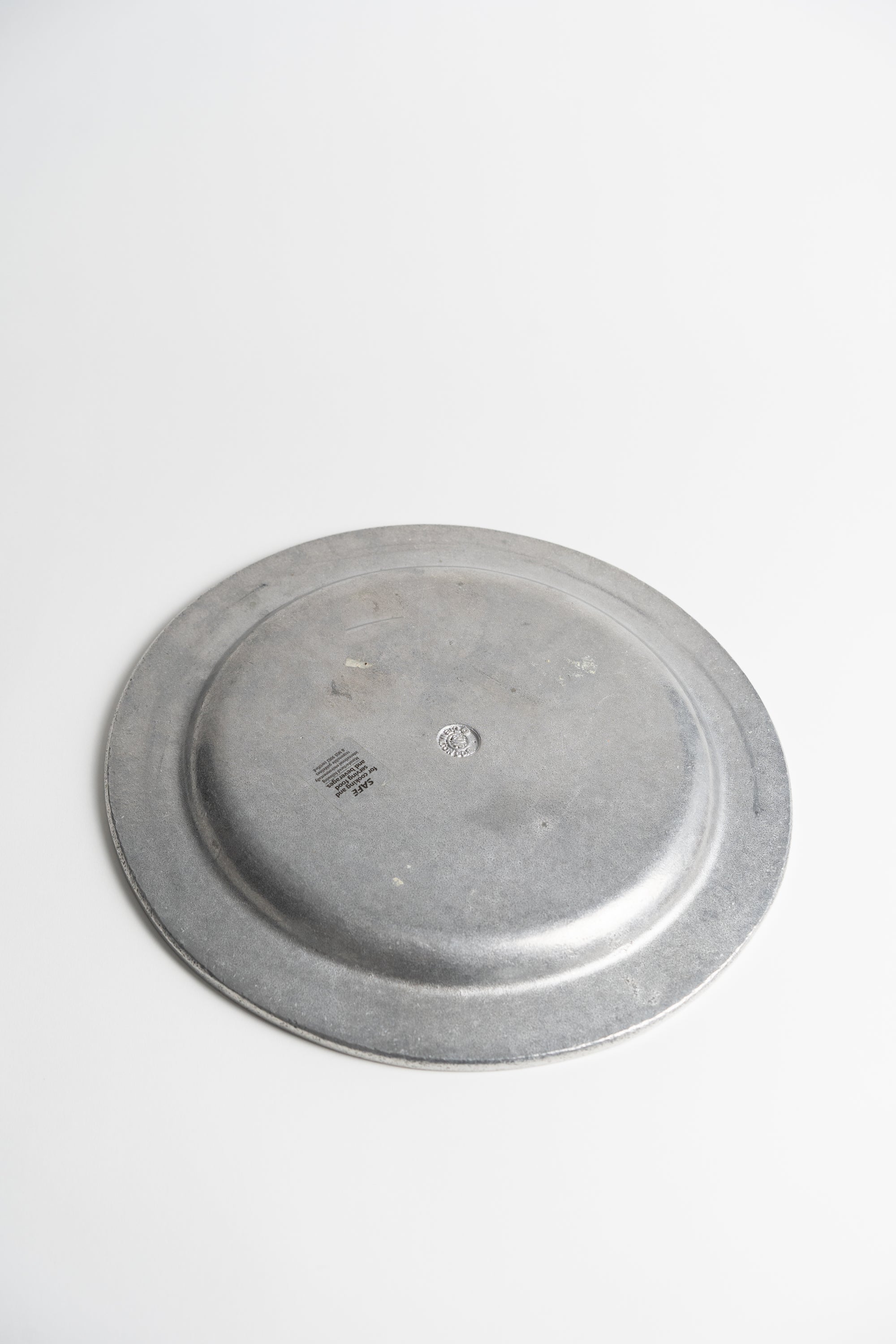 Spiral Pewter Platter