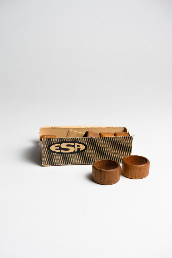 Danish Teak Napkin Rings