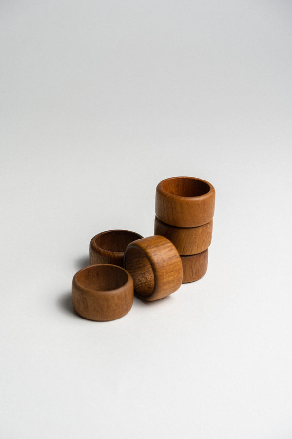 Danish Teak Napkin Rings