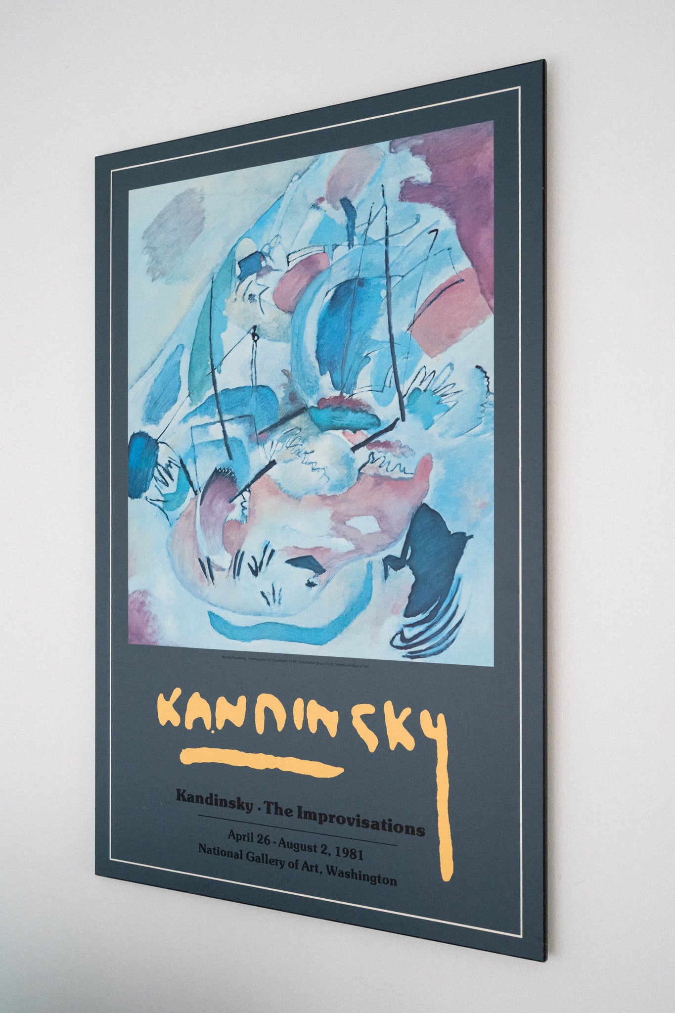Wassily Kandinsky The Improvisations Exhibition Poster (1981)