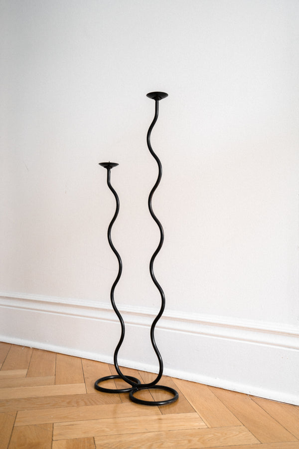 Wavy Floor Candle Stand