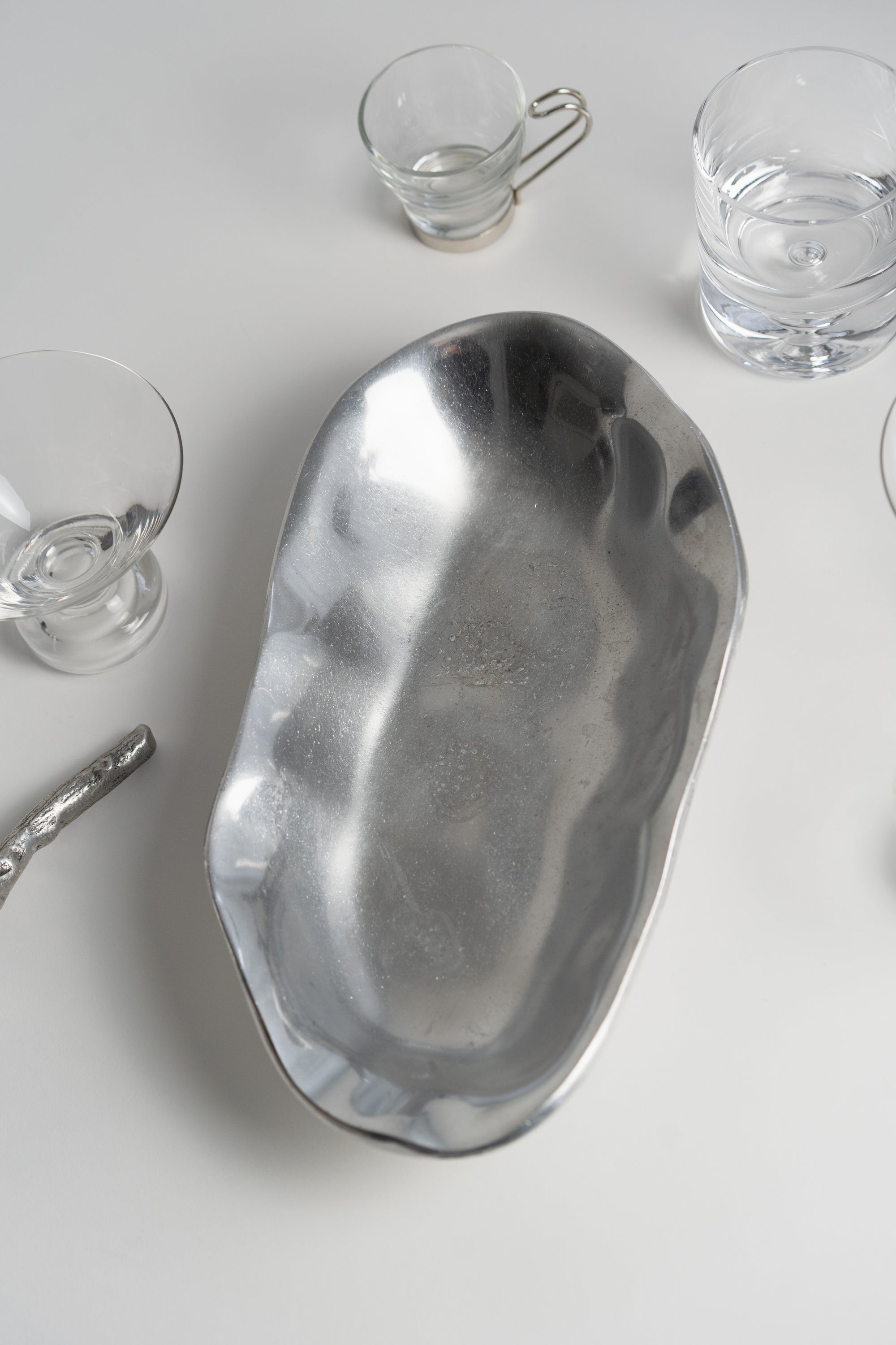 Freeform Aluminum Bowl