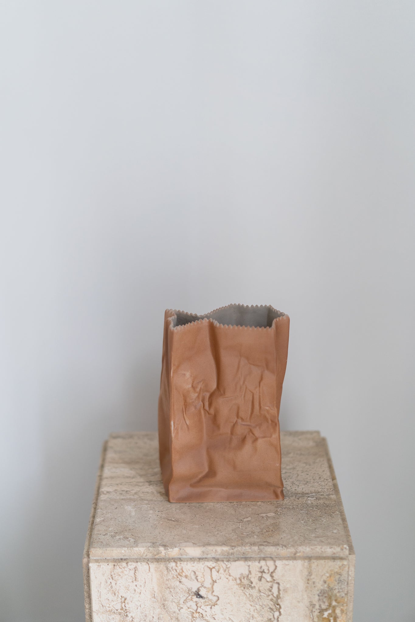 Rosenthal Ceramic Paper Bag Vase