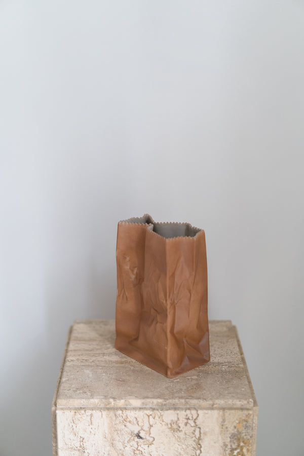 Rosenthal Ceramic Paper Bag Vase