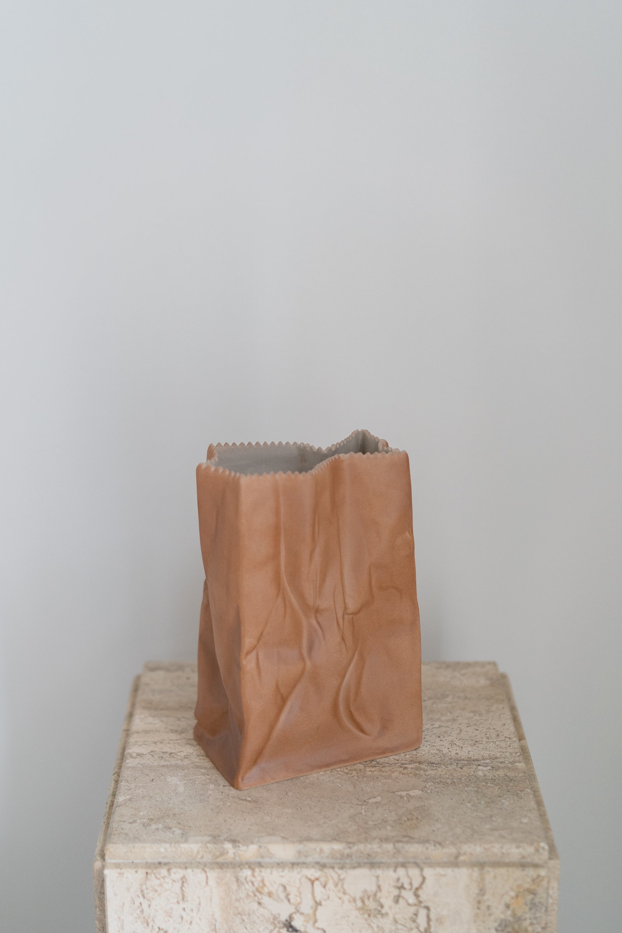 Rosenthal Ceramic Paper Bag Vase