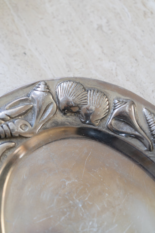 Aluminum Seashell Platter
