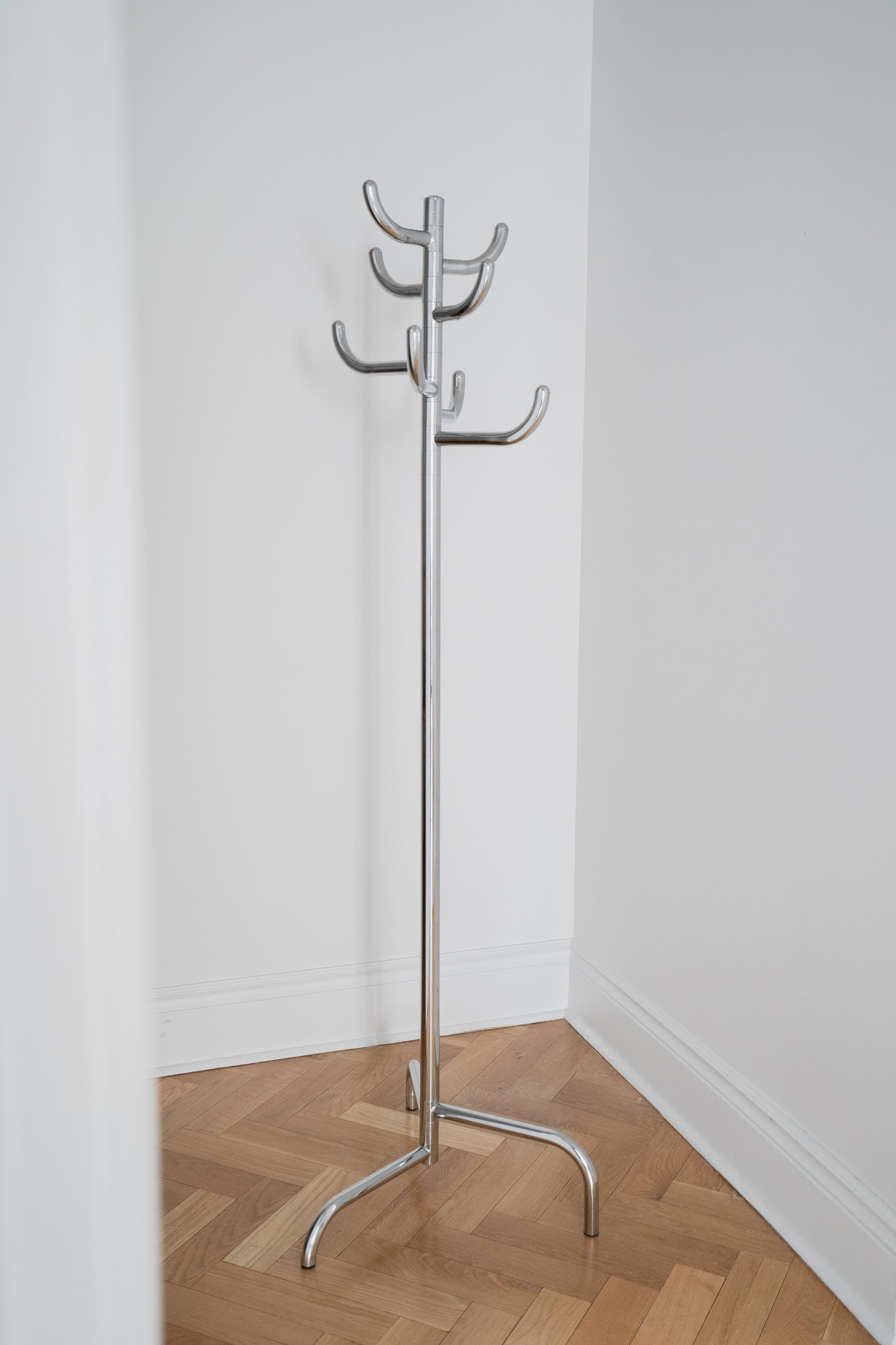 Vintage IKEA Chrome Coat Rack [RENTAL]