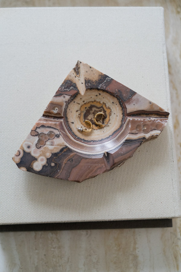 Rust Stone Ashtray
