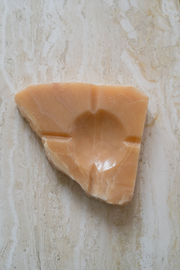 Peach Stone Ashtray
