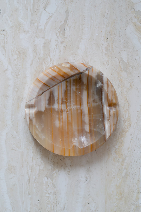 Round Onyx Ashtray