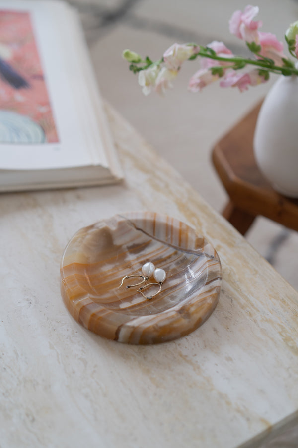 Round Onyx Ashtray