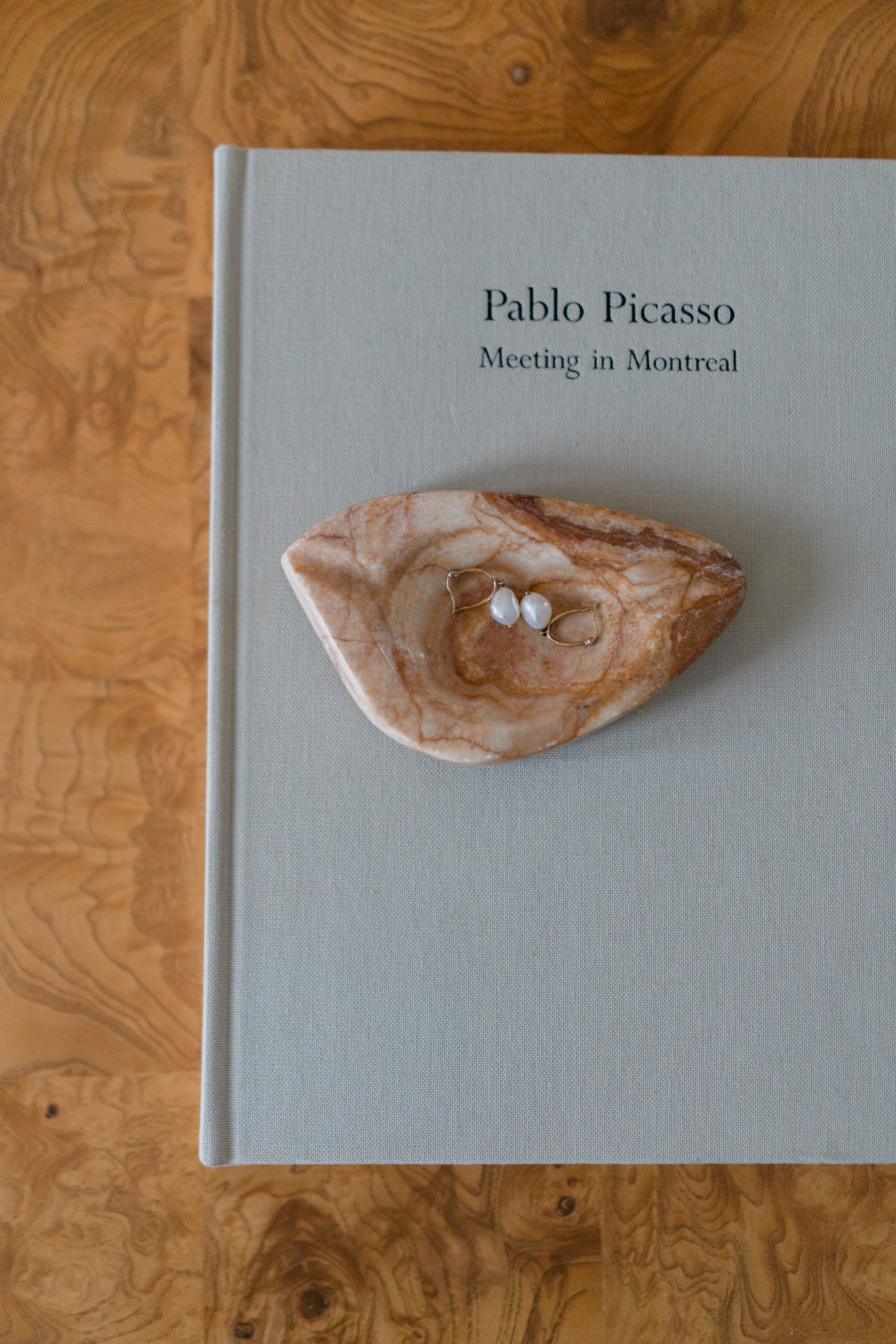 Apricot Marble Ashtray