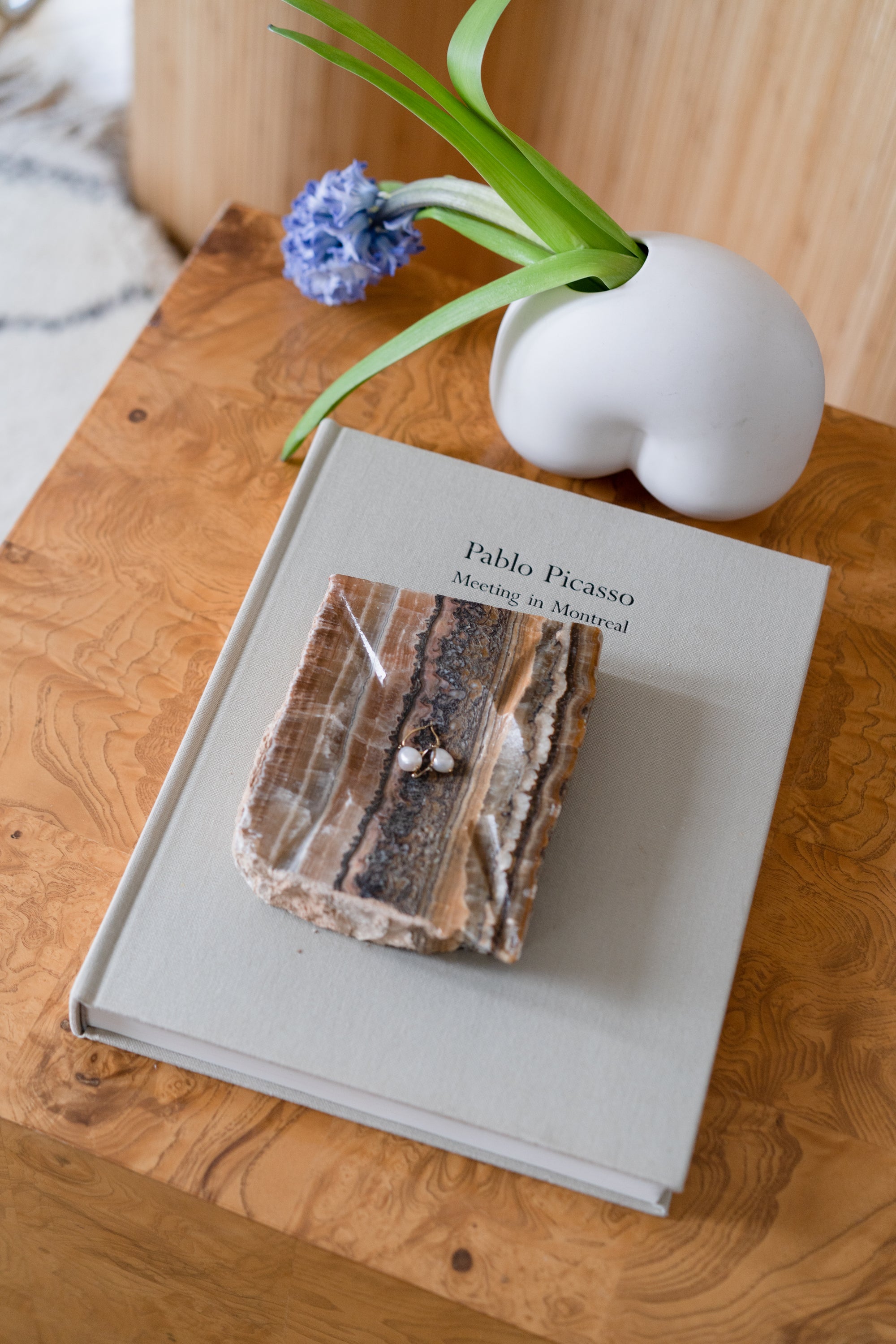 Banded Stone Ashtray