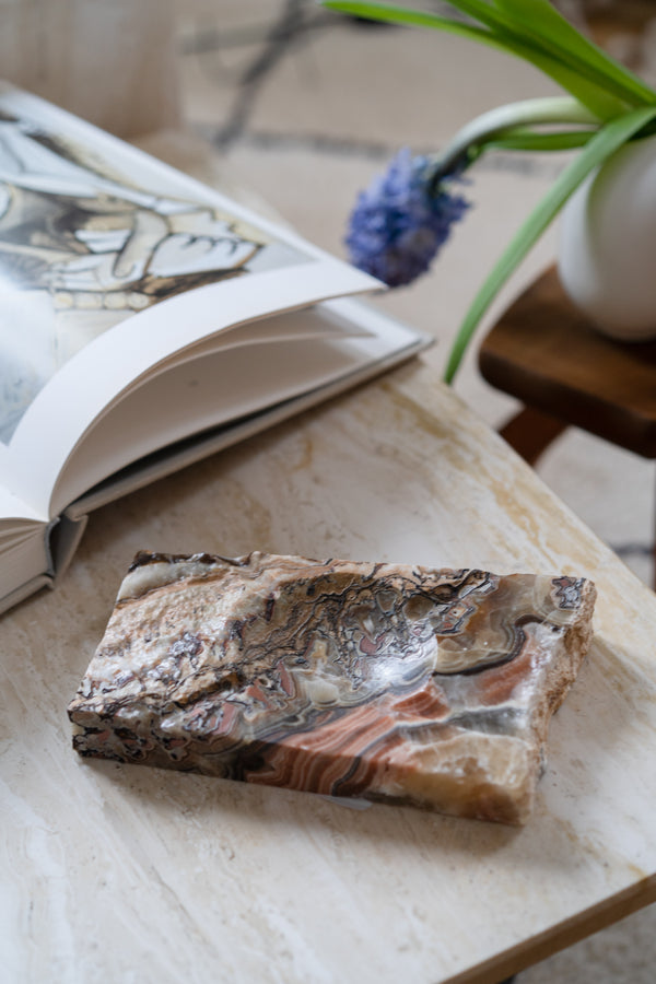 Red-Brown Stone Ashtray