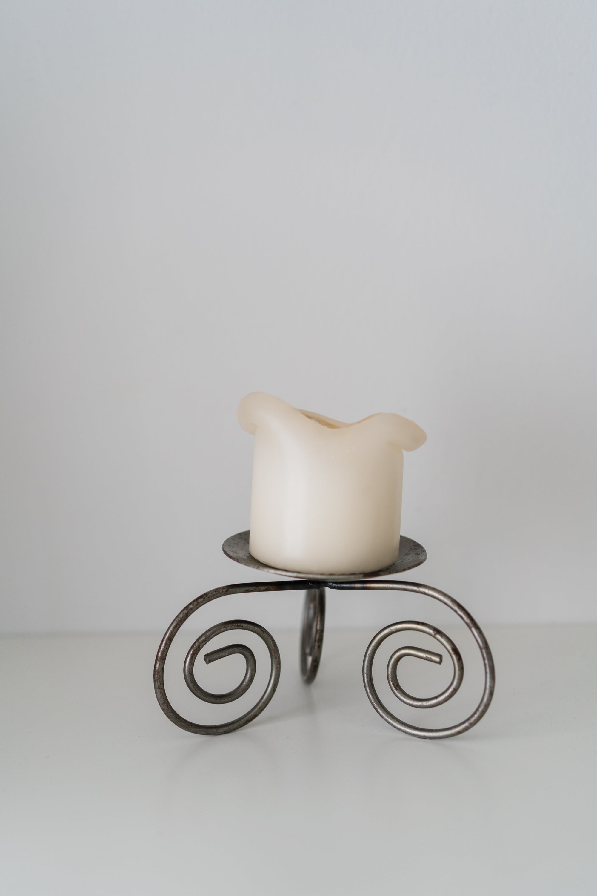 Spiral Tripod Candle Stand