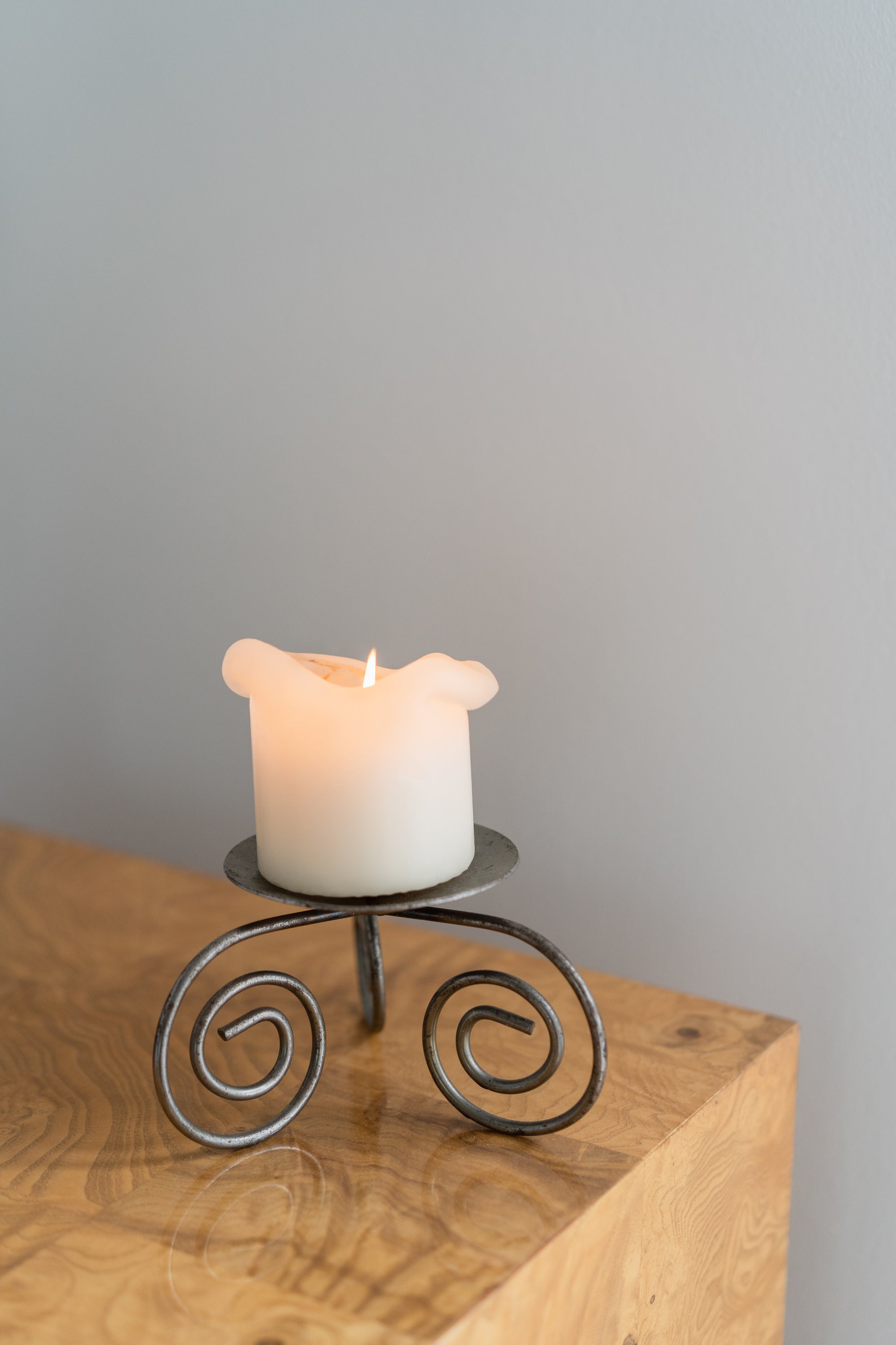 Spiral Tripod Candle Stand