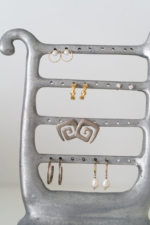 Aluminum Harp Earring Holder