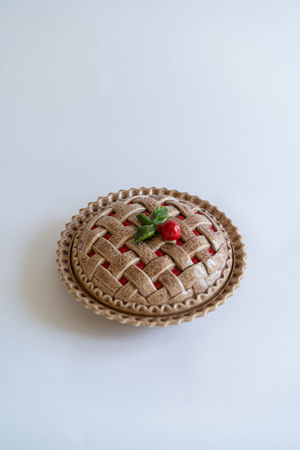 Vintage Cherry Pie Dish