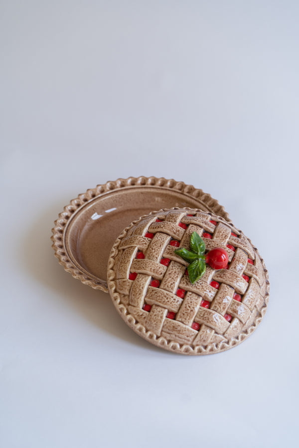 Vintage Cherry Pie Dish