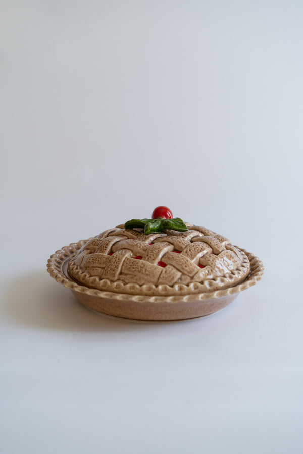 Vintage Cherry Pie Dish