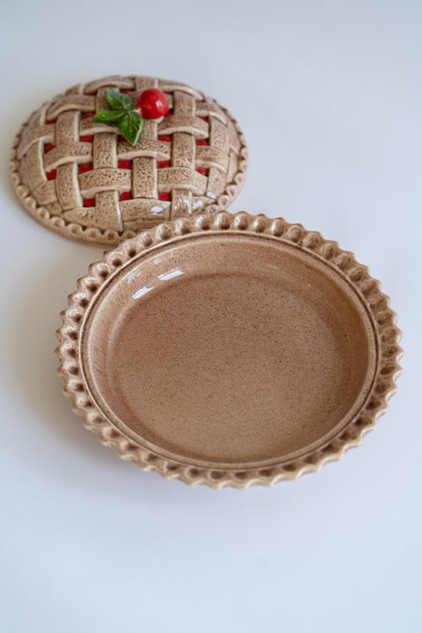 Vintage Cherry Pie Dish