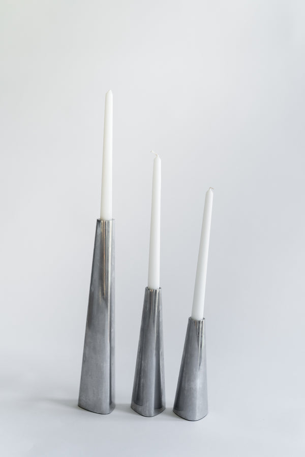 Aluminum Candle Holder Set