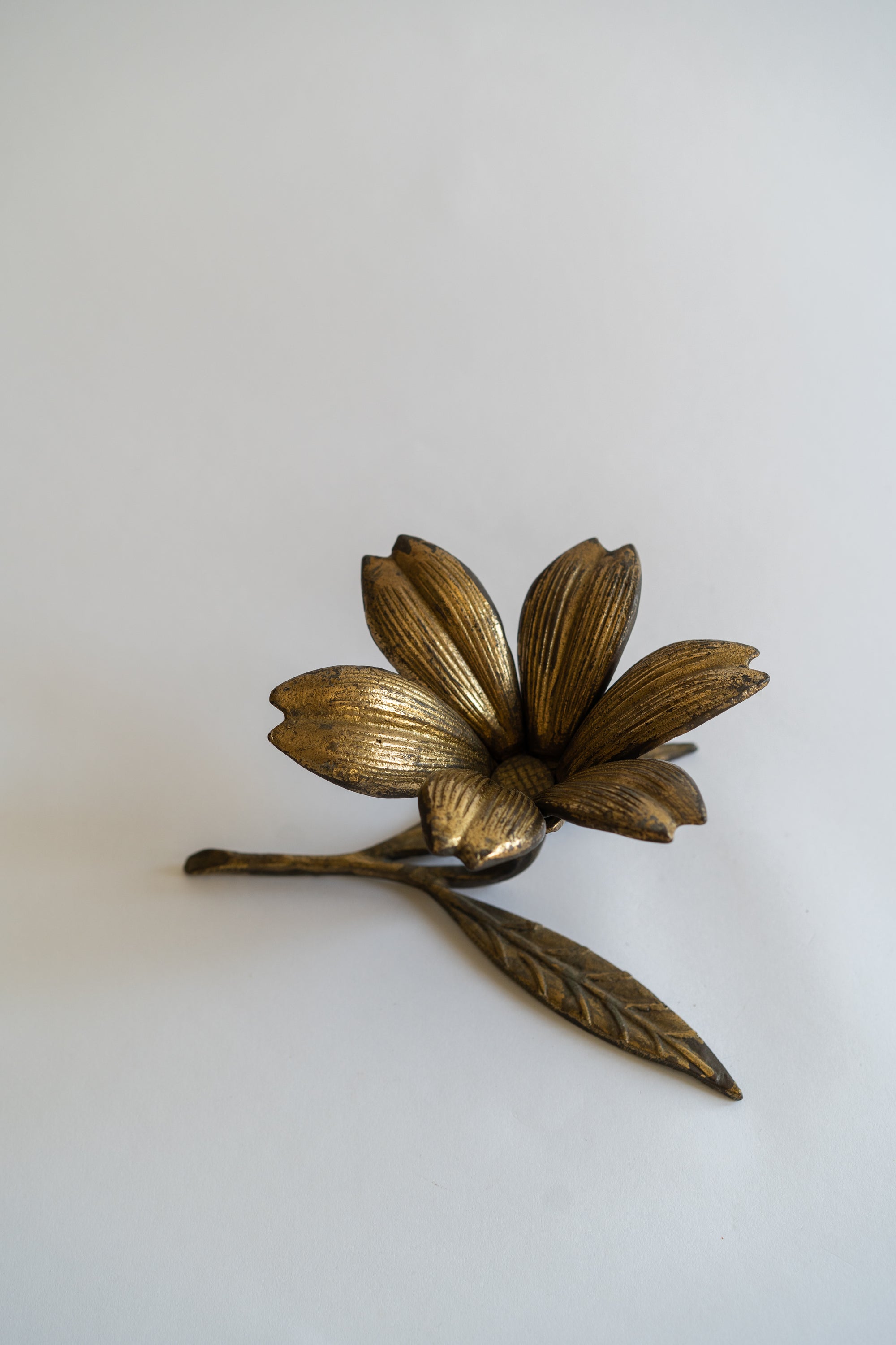 Brass Flower Ashtray