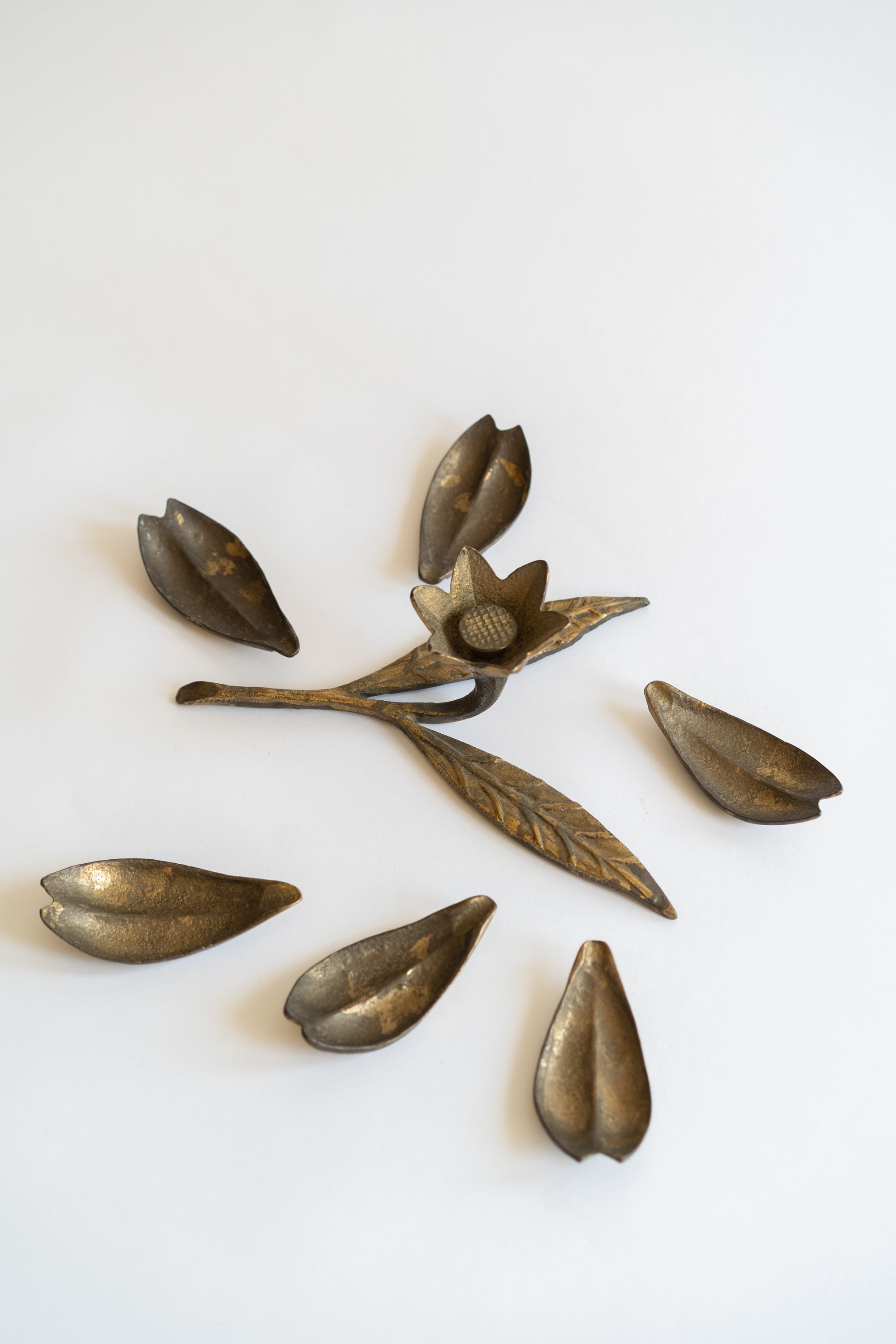 Brass Flower Ashtray