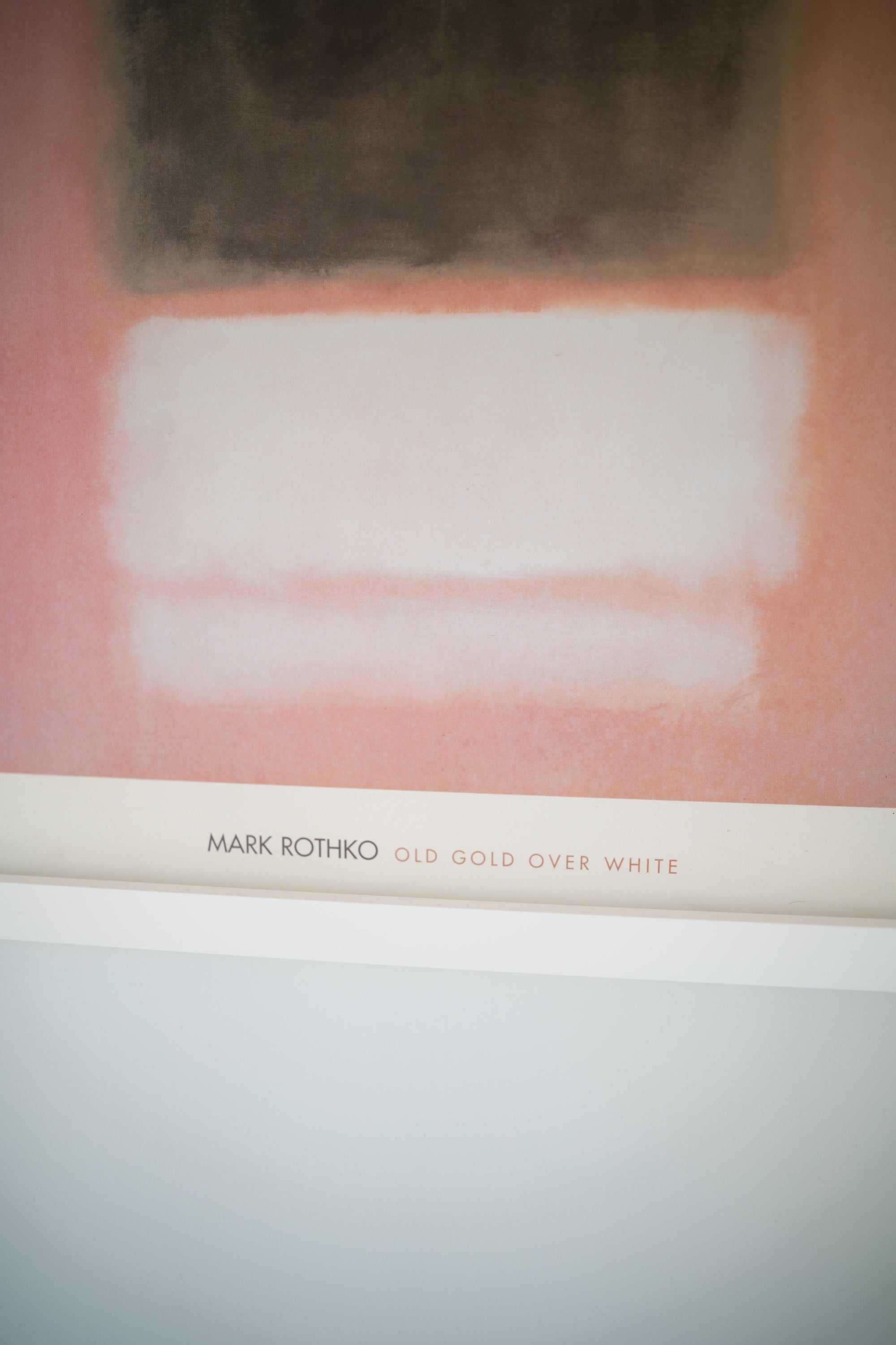 Mark Rothko 'Old Gold over White' (1956)