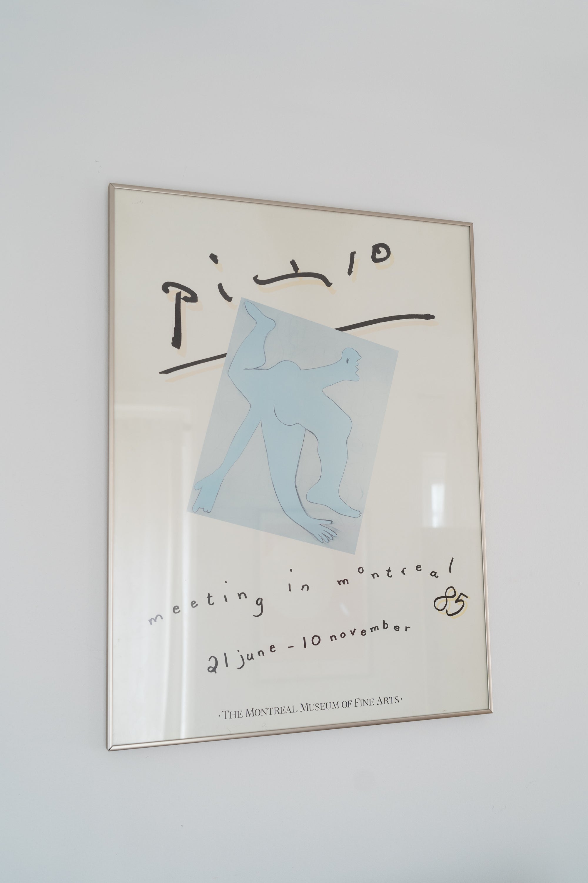 1985 Picasso Meeting in Montreal Exhibition Poster