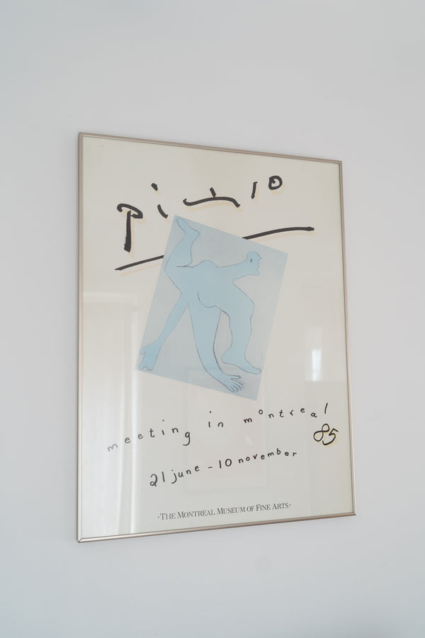 1985 Picasso Meeting in Montreal Exhibition Poster