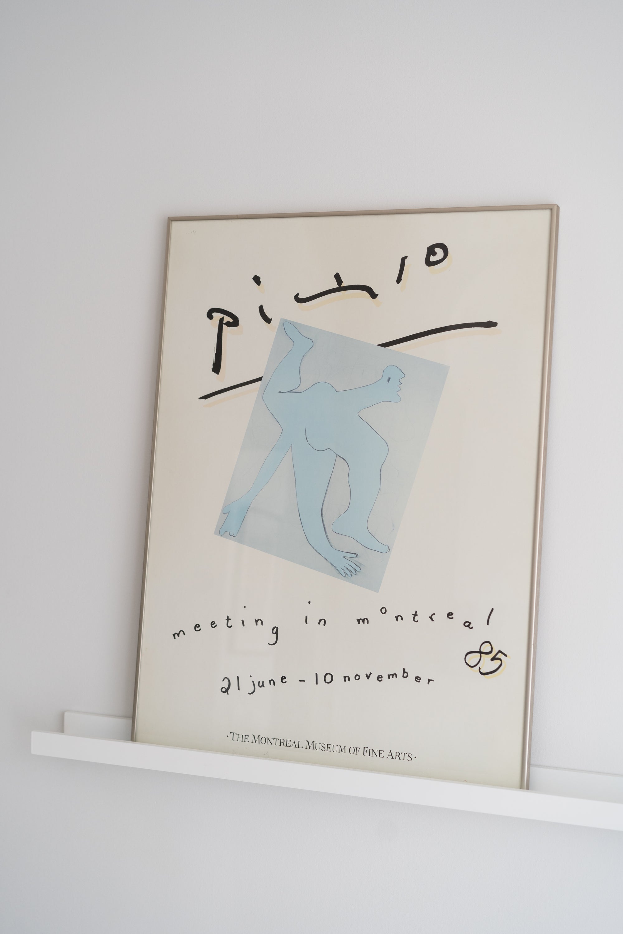 1985 Picasso Meeting in Montreal Exhibition Poster