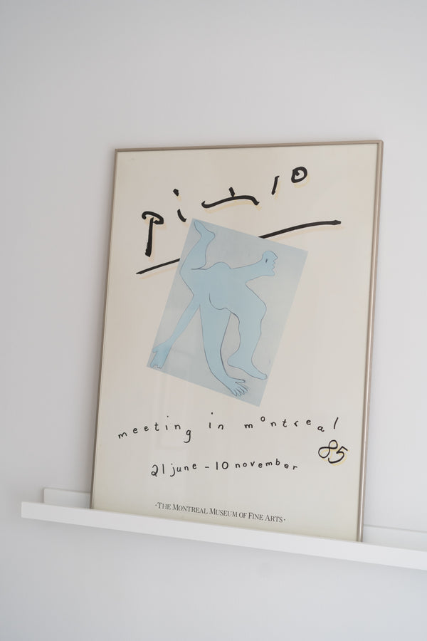 1985 Picasso Meeting in Montreal Exhibition Poster