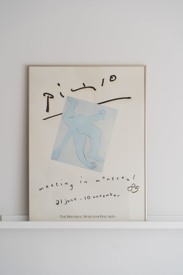 1985 Picasso Meeting in Montreal Exhibition Poster
