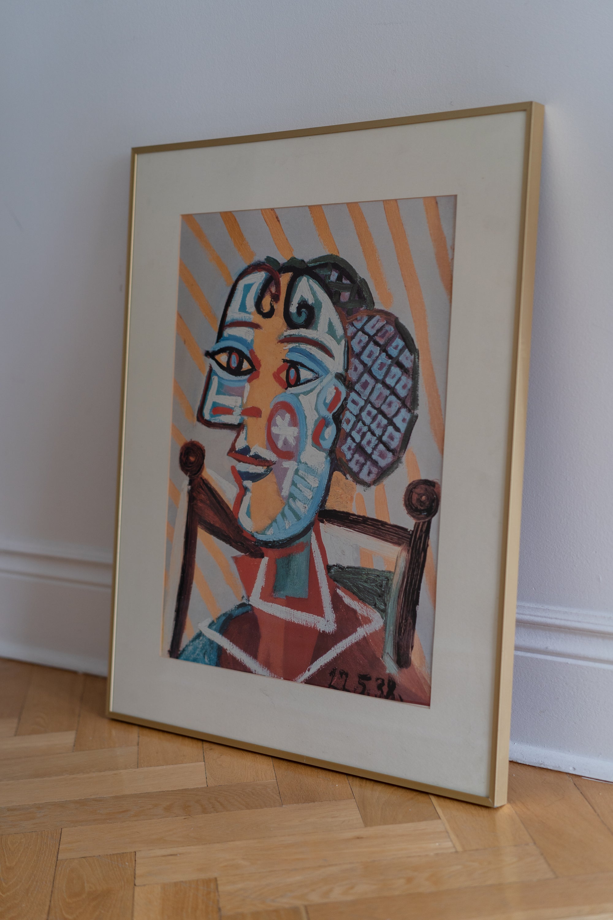 Pablo Picasso 'Femme a la resille' (1938)