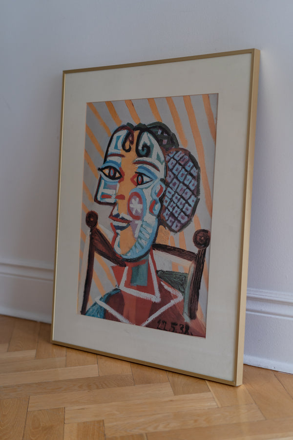 Pablo Picasso 'Femme a la resille' (1938)