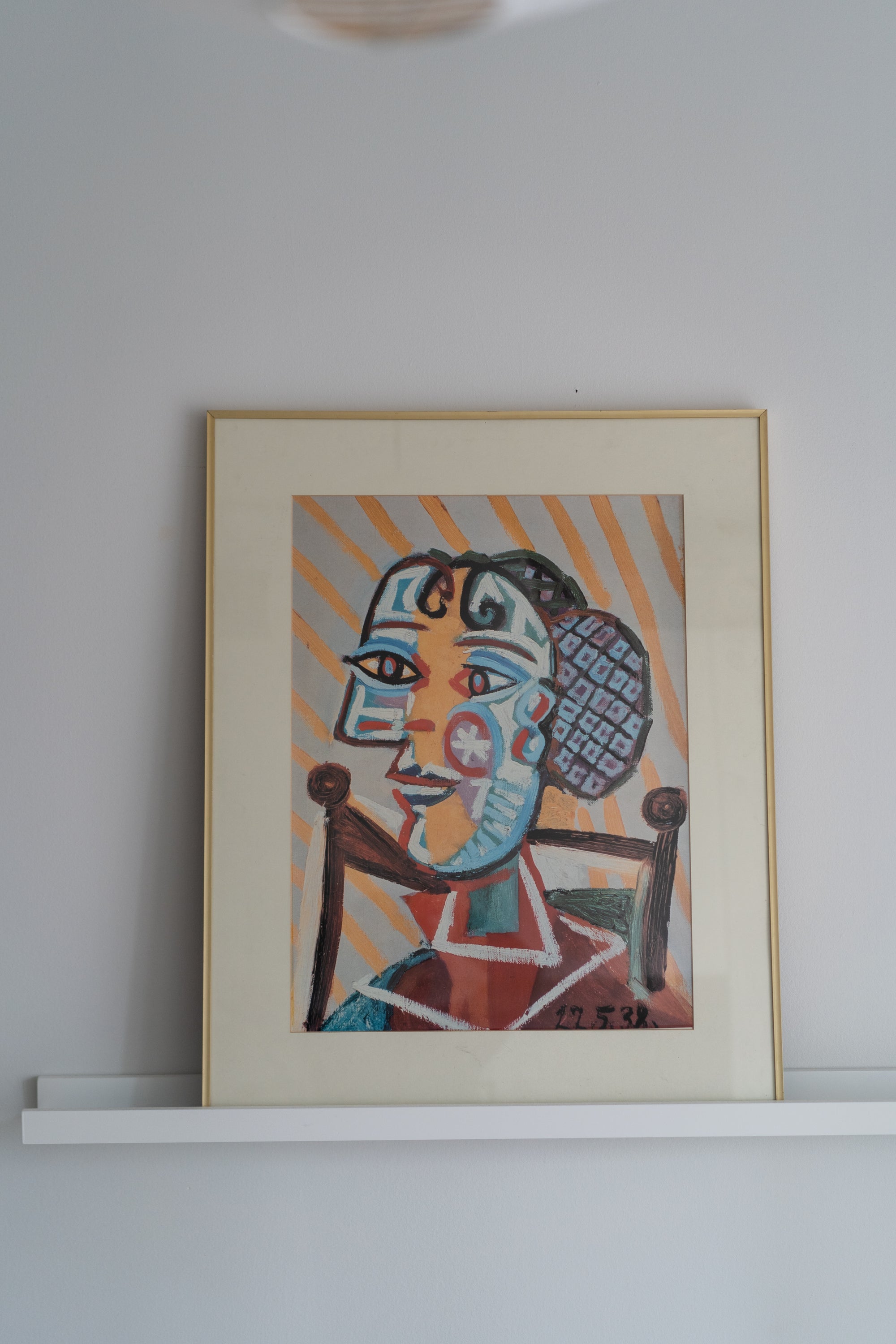 Pablo Picasso 'Femme a la resille' (1938)