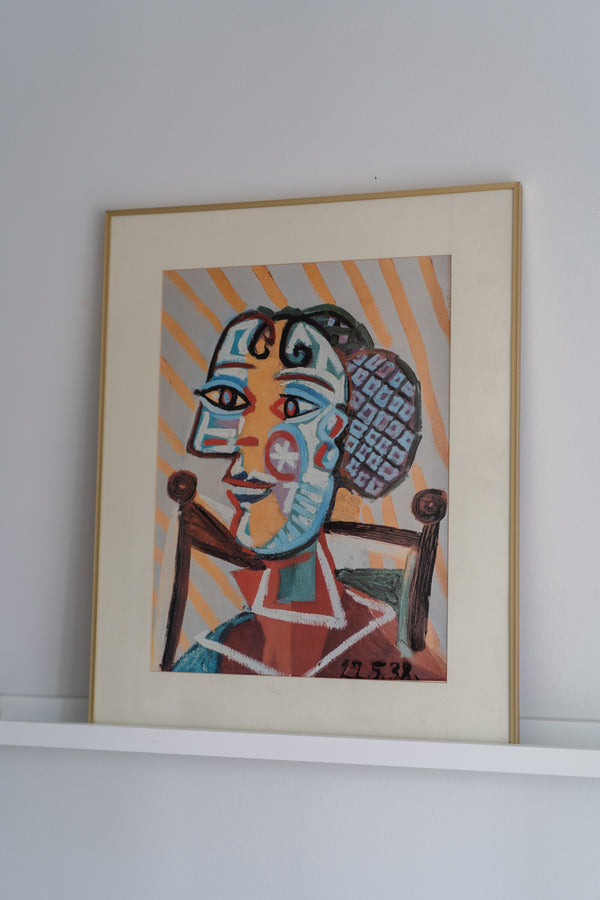 Pablo Picasso 'Femme a la resille' (1938)