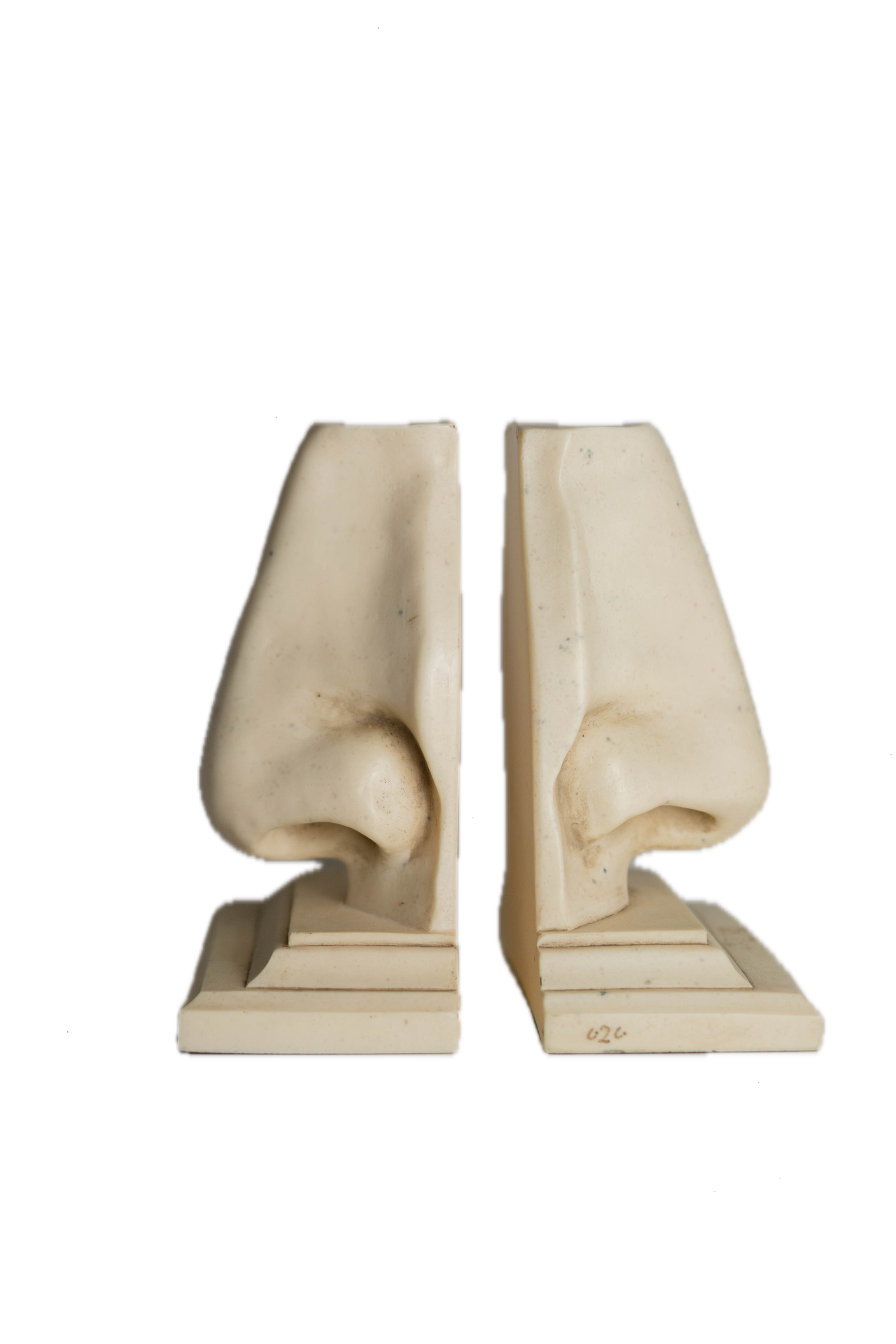Nose Bookends by C2C Designs