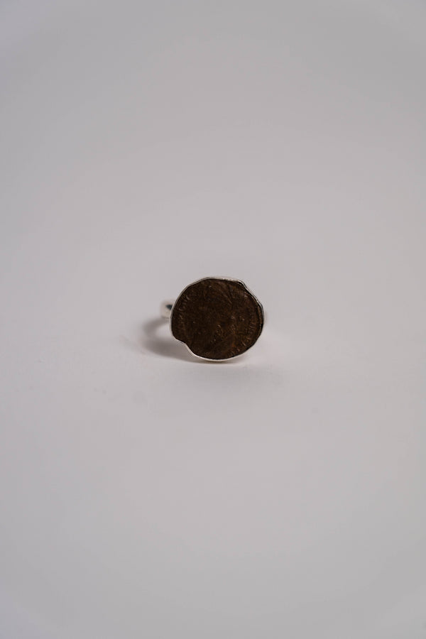 Silver Coin Ring