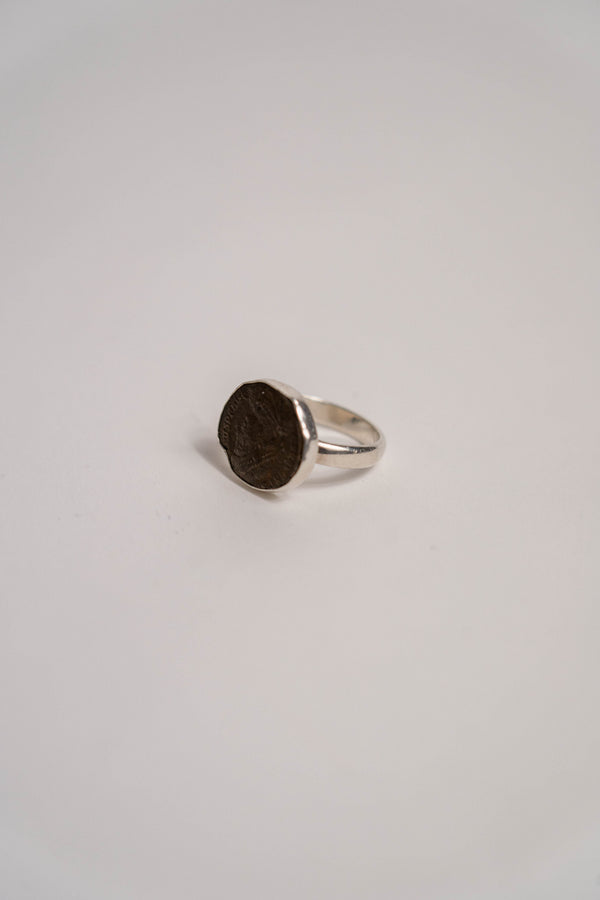 Silver Coin Ring