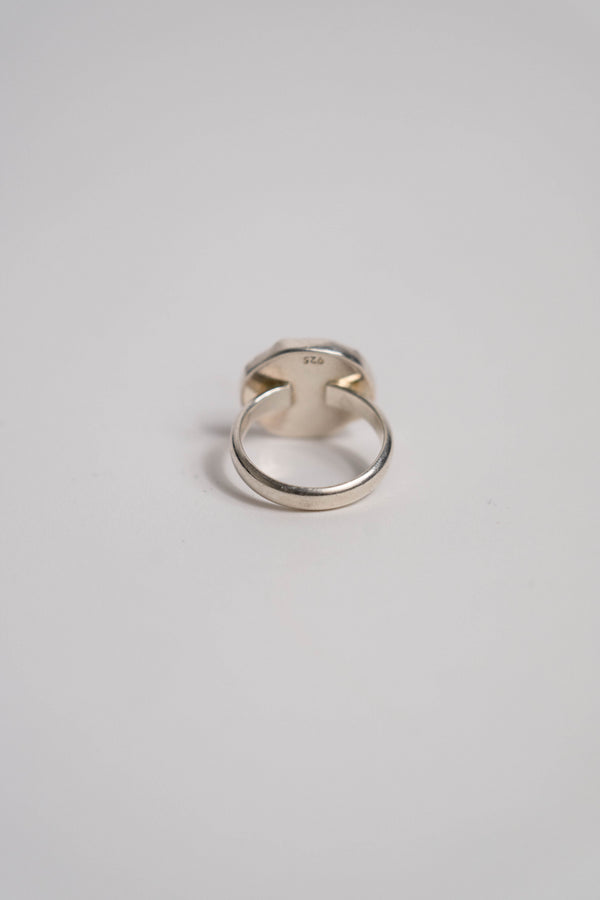 Crinkle Silver Ring